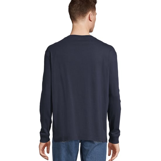 SOLS Unisex Adult Pioneer Long-Sleeved T-Shirt (French Navy) - Image 2