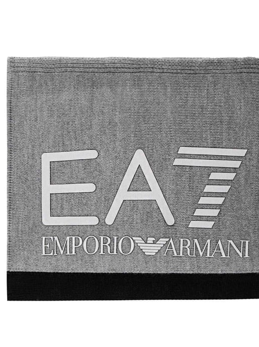 Bufanda EA7 para hombre con relieve del logotipo original - Image 2
