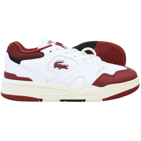 Lacoste Lineshot 223 2 SMA Mens White Trainers - Image 4