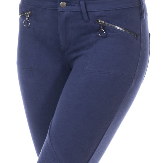 Elastic pants style legging with belt loops 10DBF0752 woman
