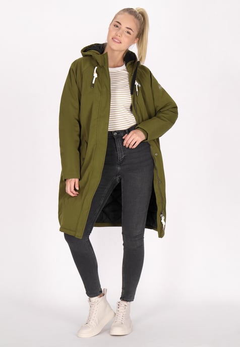 Schmuddelwedda winter parka women olive - Image 2