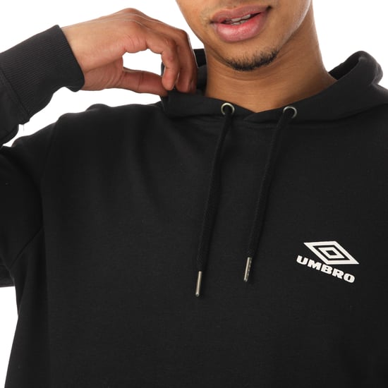 Men's Umbro Diamond Hoody in Black - Image 5