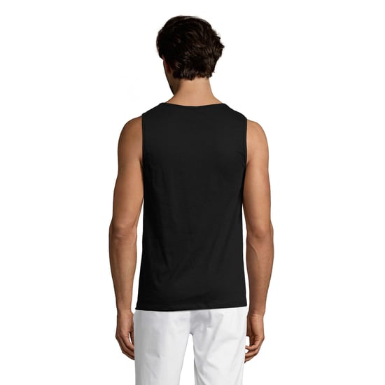SOLS Mens Justin Tank Top (Deep Black) - Image 2