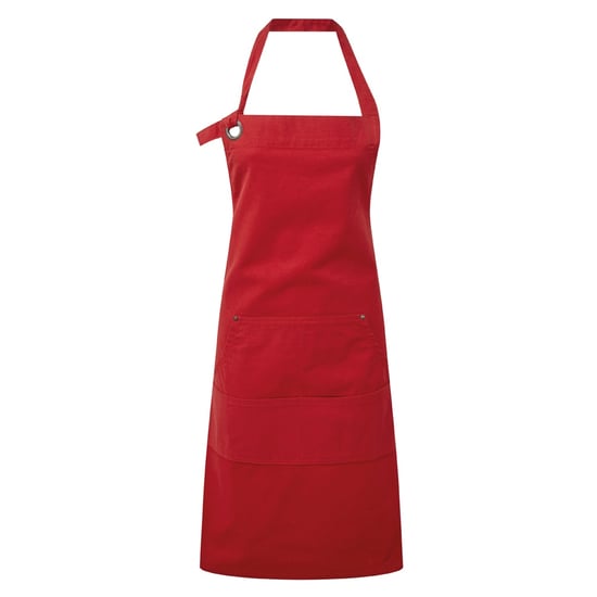 Premier Calibre Heavy Canvas Pocket Apron (Red) - Image 1