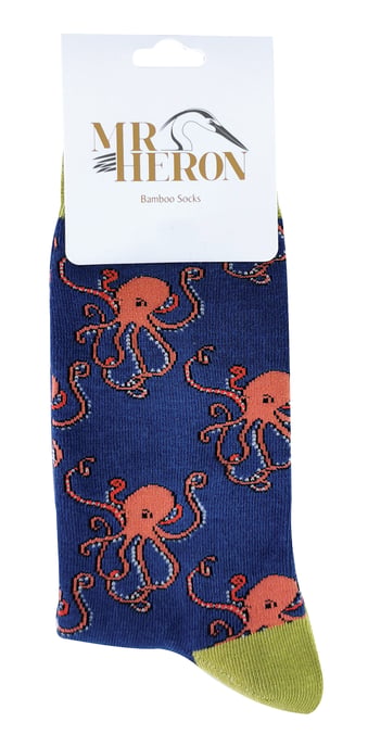 MR HERON - Calcetines de bambú con diseño de animales para hombre - Image 2