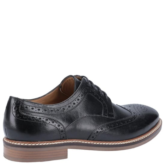 Hush Puppies Mens Bryson Leather Shoes (Black)