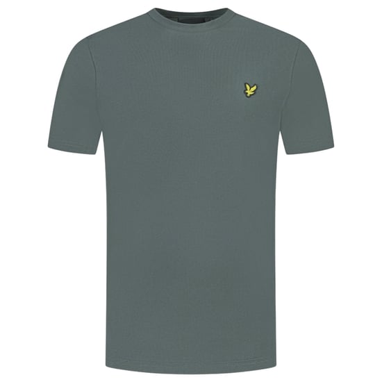 Camiseta verde oscuro con logo en el pecho de Lyle & Scott - Image 1