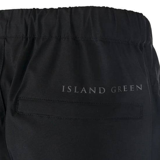 Island Green Mens Golf Waterproof Trousers (Black) - Image 4
