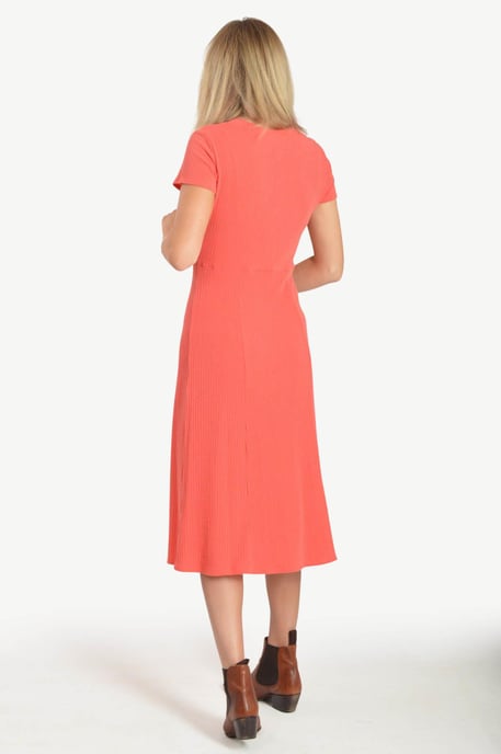 Jersey High Waist Midi Dress