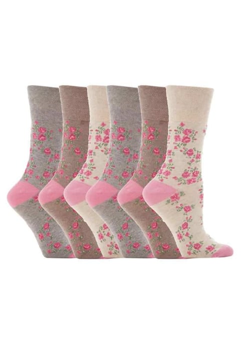 Gentle Grip - 6 Pares Calcetines No Elásticos Gentle Grip - GG33 - Image 1