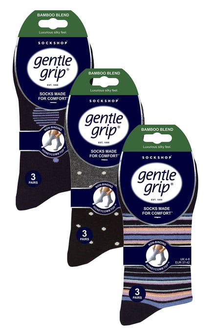 Paquete de 9 calcetines de bambú para mujer - SOLRM383940 - Image 2