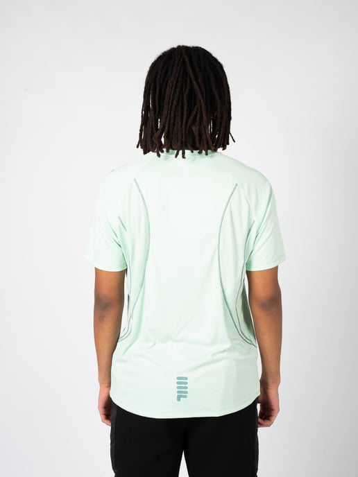 Fila T-Shirt Training-RHO del hombre verde - Image 4