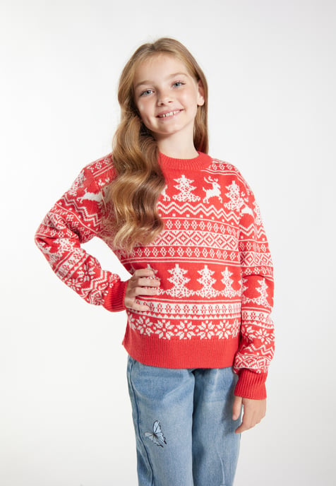 Mymo Pullover red white - Image 3