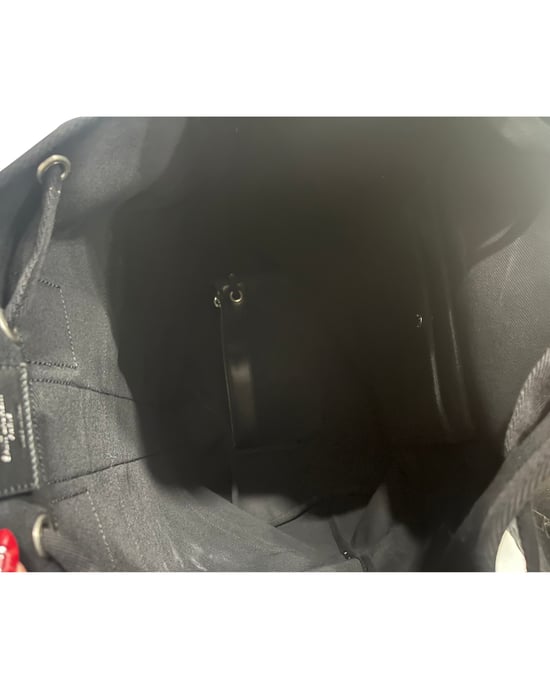 Saint Laurent Rive Gauche Backpack in Black Canvas - Image 6