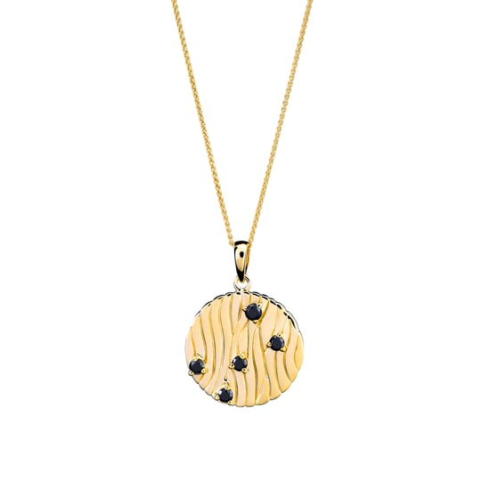 Orphelia 'Babette' Women's 925 Sterling Silver Set: Necklace + Earrings + Ring - Gold SET-7504/G - Image 2