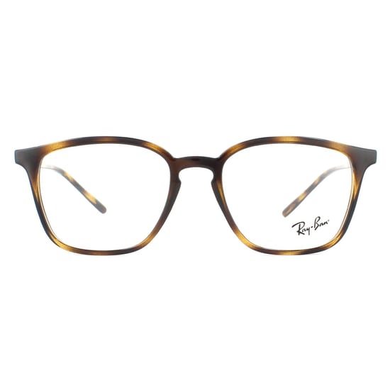 Montura de gafas Ray-Ban RX7185 2012 Havana Hombres Mujeres - Image 1
