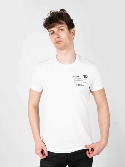 Diesel T-Shirt T-Diegos Men's White - Image 3