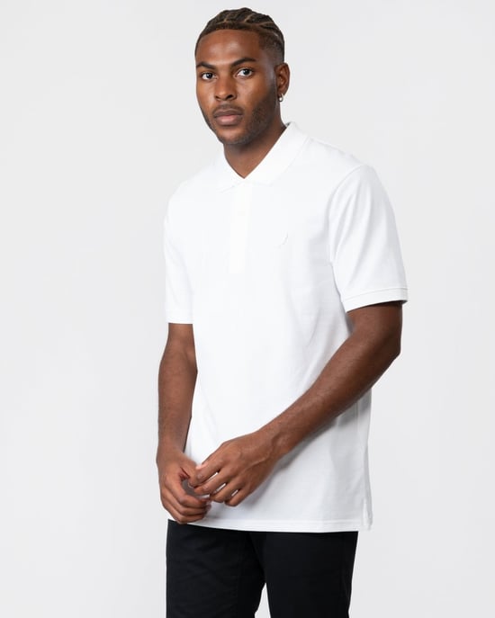 Lyle & Scott Polo Tonal Eagle blanco - Image 1