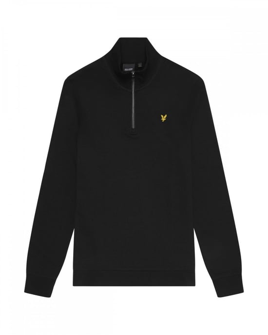 Lyle & Scott Mens Embroidered Quarter Zip Sweatshirt - Image 5