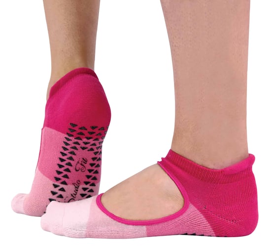 2 Pares de Medias Invisibles de Pilates y Yoga para Mujeres con Antideslizante y Corte Bajo - Image 1