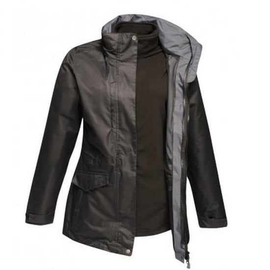 Regatta Womens/Ladies Benson III 3-in-1 Breathable Jacket (Black/Black)