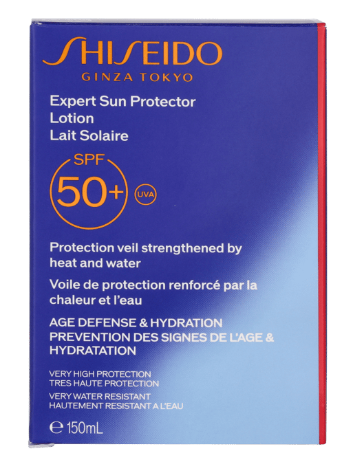 Shiseido Protector Solar Expert Loción Facial y Corporal SPF50+ 150 ml - Image 2