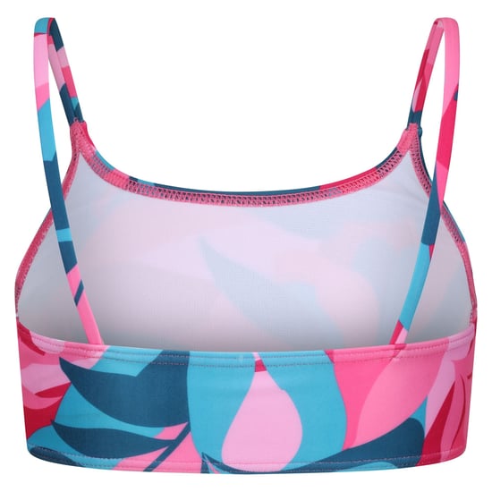 Regatta Girls Dakaria II Tropical Leaves Bikini Set (Tahoe Blue) - Image 4