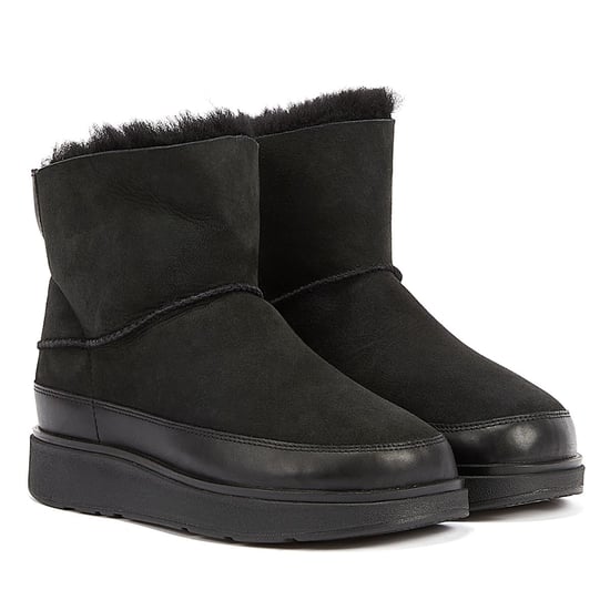 FitFlop Shearling Women's Black Boots - Image 1