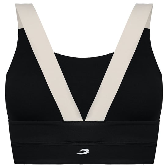 Sujetador deportivo negro para mujer Alicia de BoxRaw - Image 2