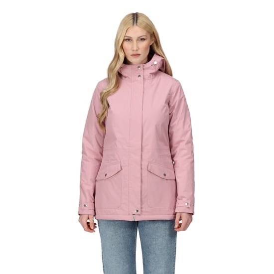 Regatta Womens/Ladies Brigida Waterproof Jacket (Powder Pink) - Image 3