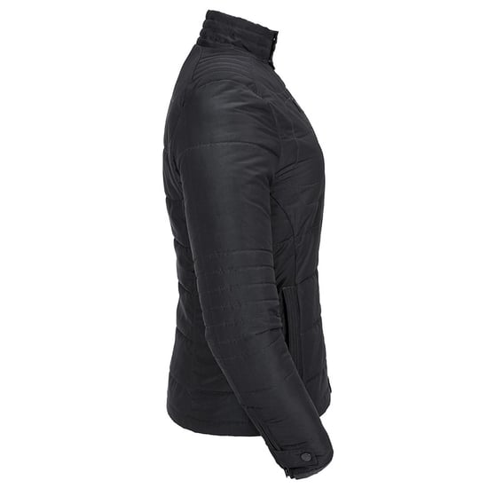 Russell Womens/Ladies Cross Padded Jacket (Black) - Image 3