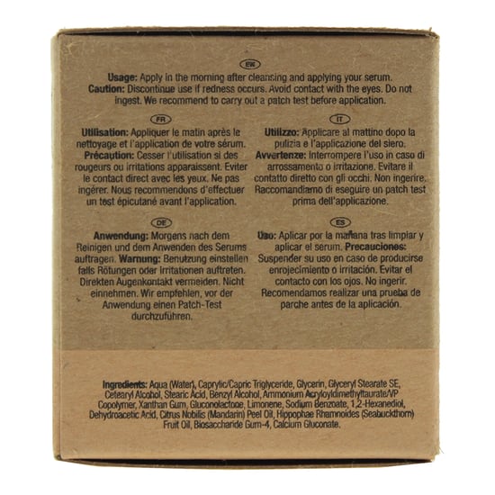 Hidratante de Día Rejuvenecedor de Mandarina Orgánica y Botánica 50ml - Image 3