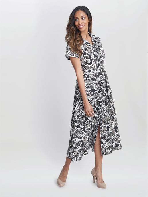 Ivonne Short Sleeve Shirt Dress