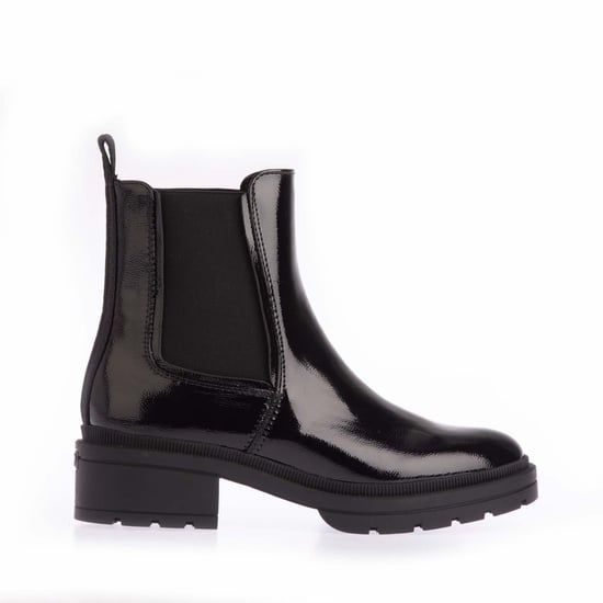 Women's Rocket Dog Iggie Patent Chelsea Boots in Black