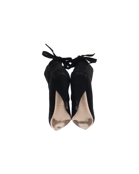 Miu Miu Ankle Boots in Black Suede - Image 6