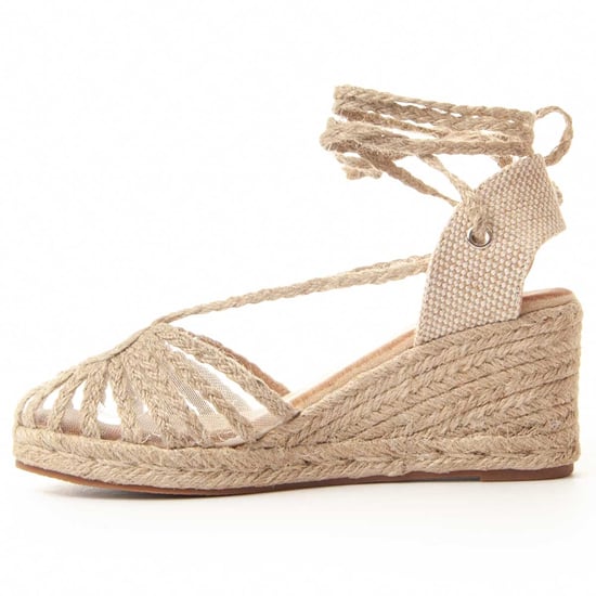 Montevita Alpargata Con Cuña Cien En Beige - Image 5