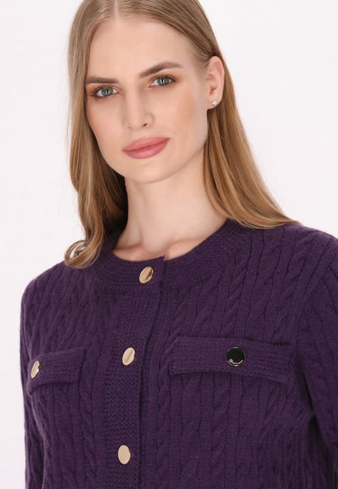 Dreimaster Cardigan women purple - Image 5