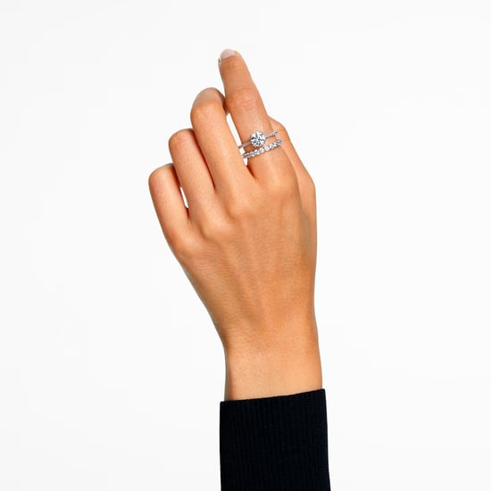 Swarovski 'Constella' Women's Base Metal Ring - Silver 5649216 - Image 4