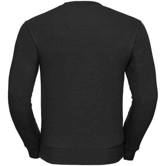Russell Mens Authentic Sweatshirt (Slimmer Cut) (Black) - Image 2