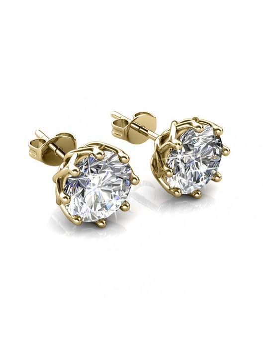 Pendientes Lily - Oro y Cristal - Image 4