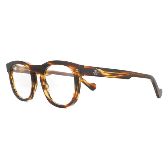 Moncler Round Havana Mens Glasses Frames