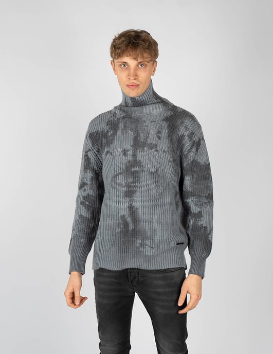 Takeshy Kurosawa Pullover Dolcevita Men's Grey