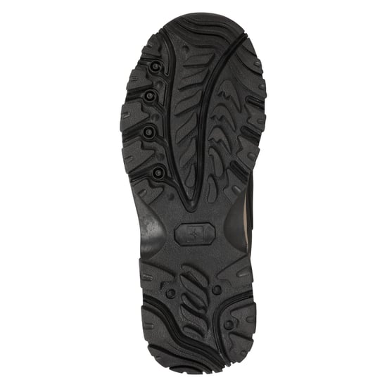 Mountain Warehouse Womens/Ladies Adventurer Leopard Print Faux Suede Waterproof Walking Boots (Black) - Image 5
