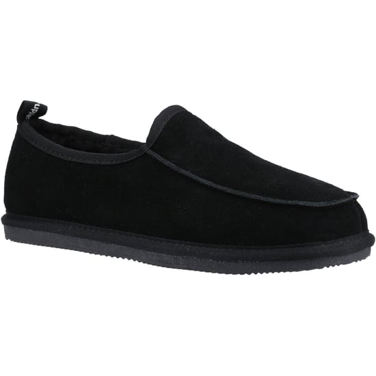 Hush Puppies Charles Suede Men's Black Slippers - Image 1