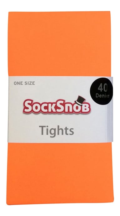 Sock Snob - Ladies 40 denier bright coloured opaque neon tights - Image 2