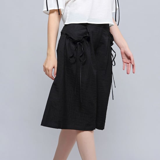 Casual Wide Leg Capri Trousers - Image 3