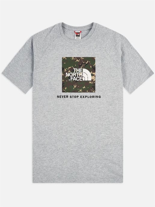 Camiseta The North Face Reglan Sleeve NSE Gris Hombre - Image 5