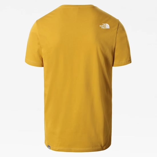 The North Face Men's Short Sleeve Simple Dome T-Shirt Arrowwood Yellow - Image 2