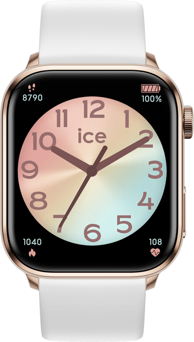 Ice Watch Ice Smart 2.0 - Rose Gold Unisex's White Watch 022537 - Image 1