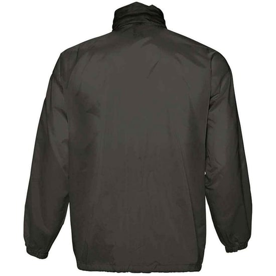 SOLS Unisex Adult Surf Windbreaker (Black) - Image 2